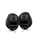 Signia Hörgerät 7Nx / IIC 10 Batterie / Dunkelbraun Schwarz Signia Insio DRAFT