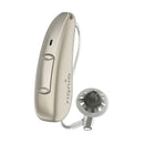 Signia Hörgerät CROS / Charge & Go Akku / Fein Gold Signia CROS Pure AX Sender